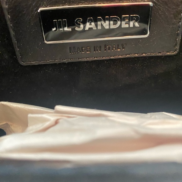 Jill sander made in Italy 20th century leather glass beaded handbag - Picture 4 of 7